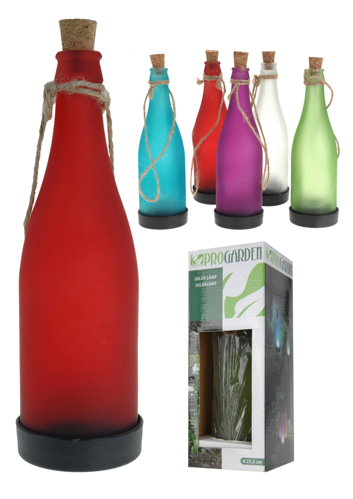 SOLAR LIGHT GLASS BOTTLE