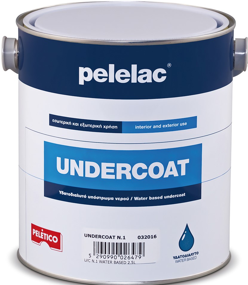 PELELAC UNDERCOAT N.1 WATER BASED 2.5L