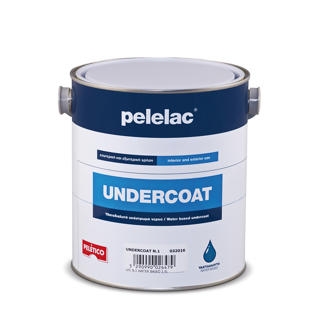 PELELAC UNDERCOAT N.4 WATER BASED 1/2L