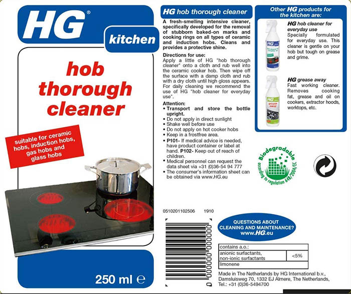 HG HOB CLEANER EXTRA STRONG 250ml 