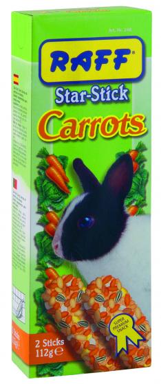 RAFF STAR-STICK CARROTS CONIGL