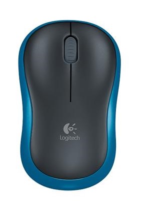 LOGITECH WIRELESS MOUSE M185 BLUE