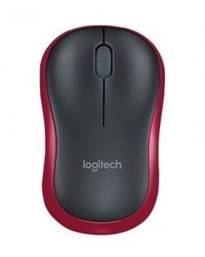 LOGITECH WIRELESS MOUSE M185 RED