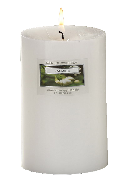 STUDIO HOUSE WIN CANDLE WHITE 9X14CM (JASMINE)