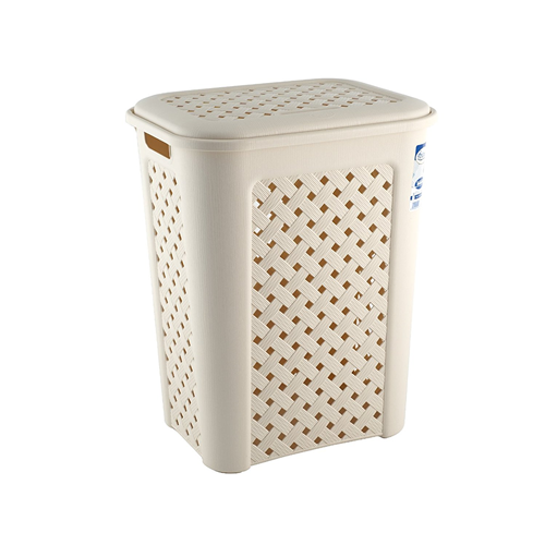 TONTARELLI LAUNDRY BASKET 50LTR BEIGE