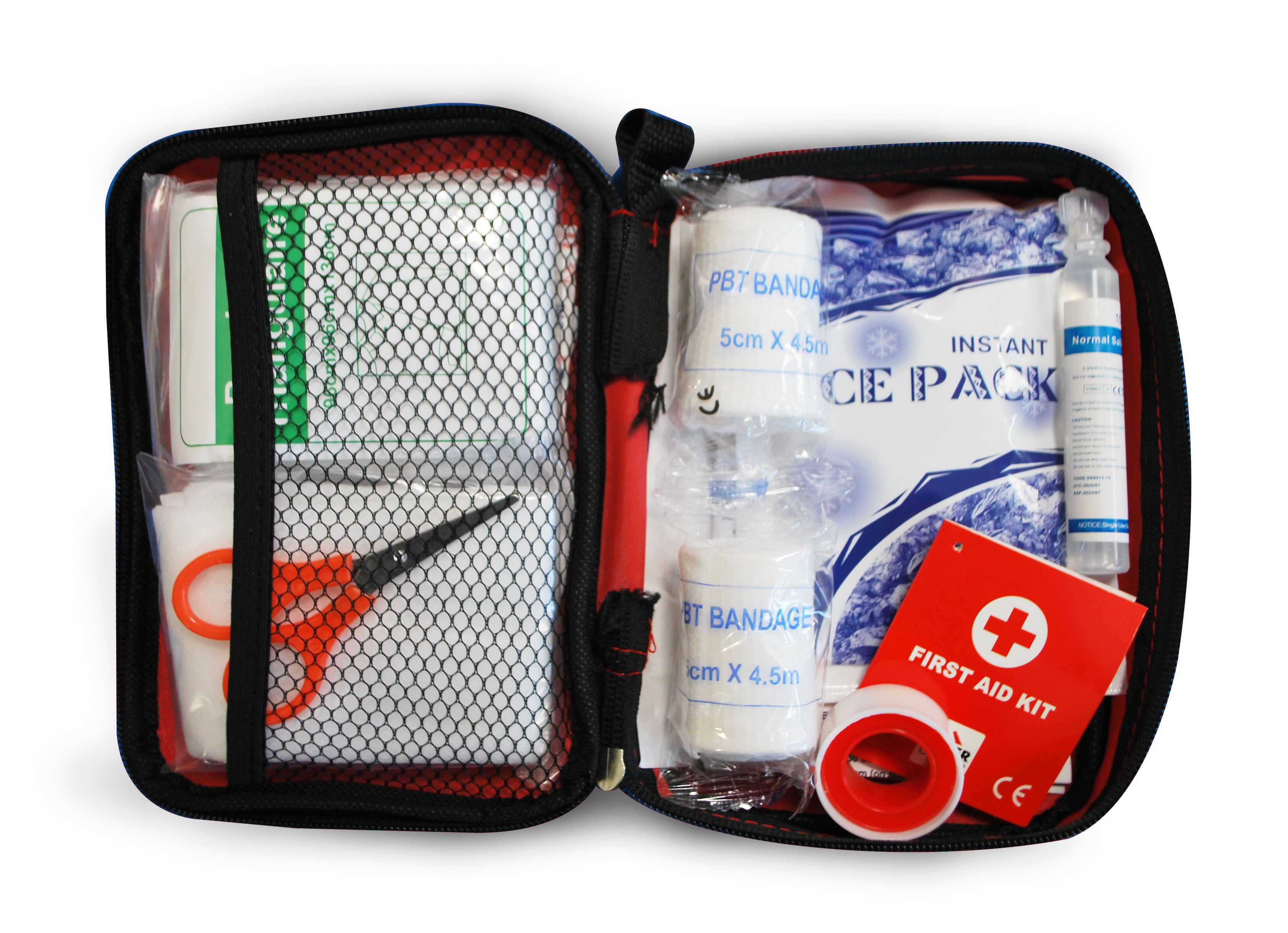 FIRST AID KIT RED BAG 