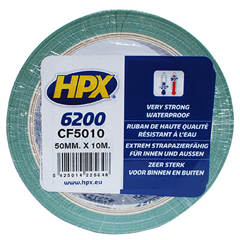 HPX CLOTH TAPE GREEN 50MMX10M