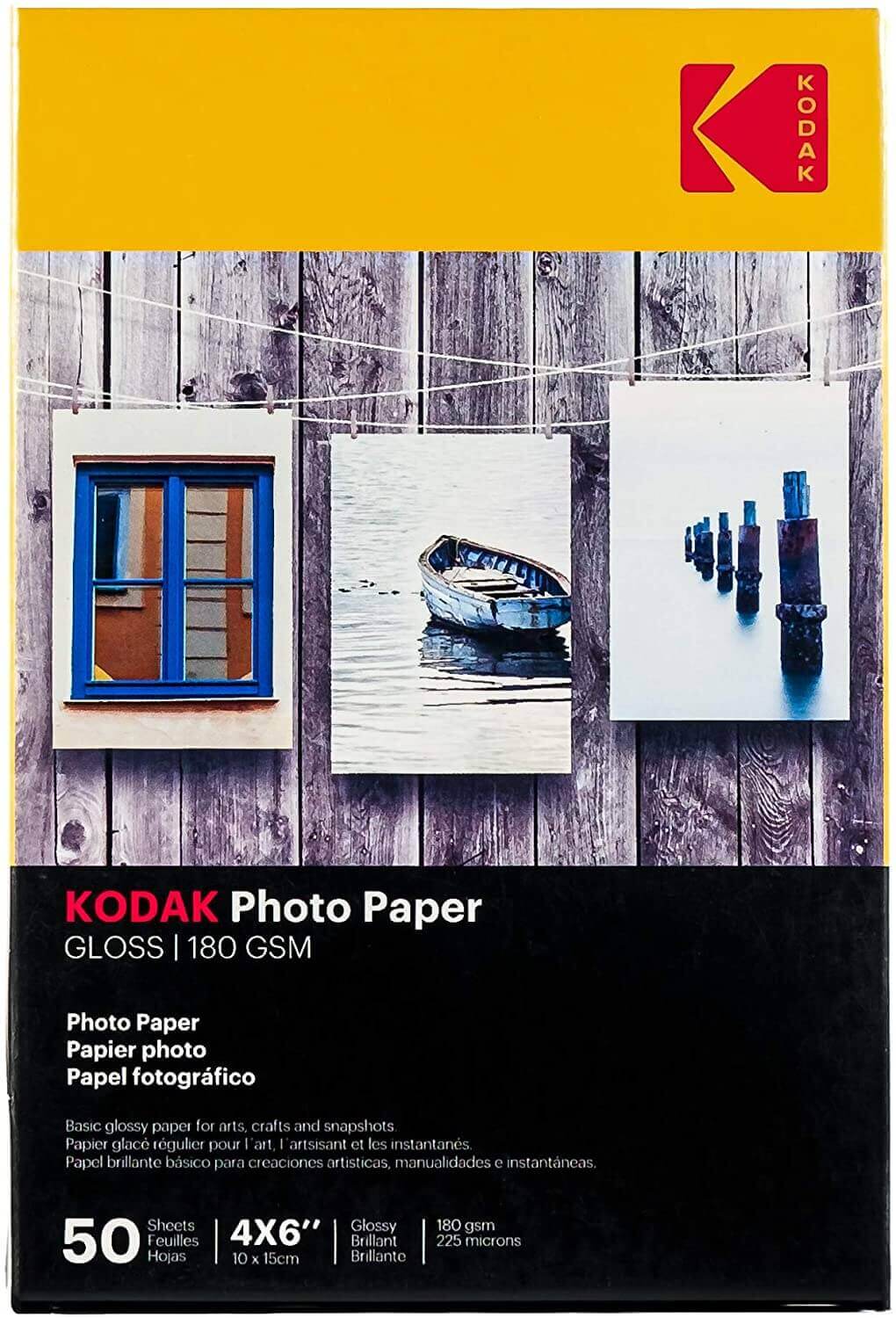 KODAK ΦΩΤΟΧΑΡΤΙ ΓΥΑΛΙΣΤΟ180GR 50 ΦΥΛΛΑ 10X15CM