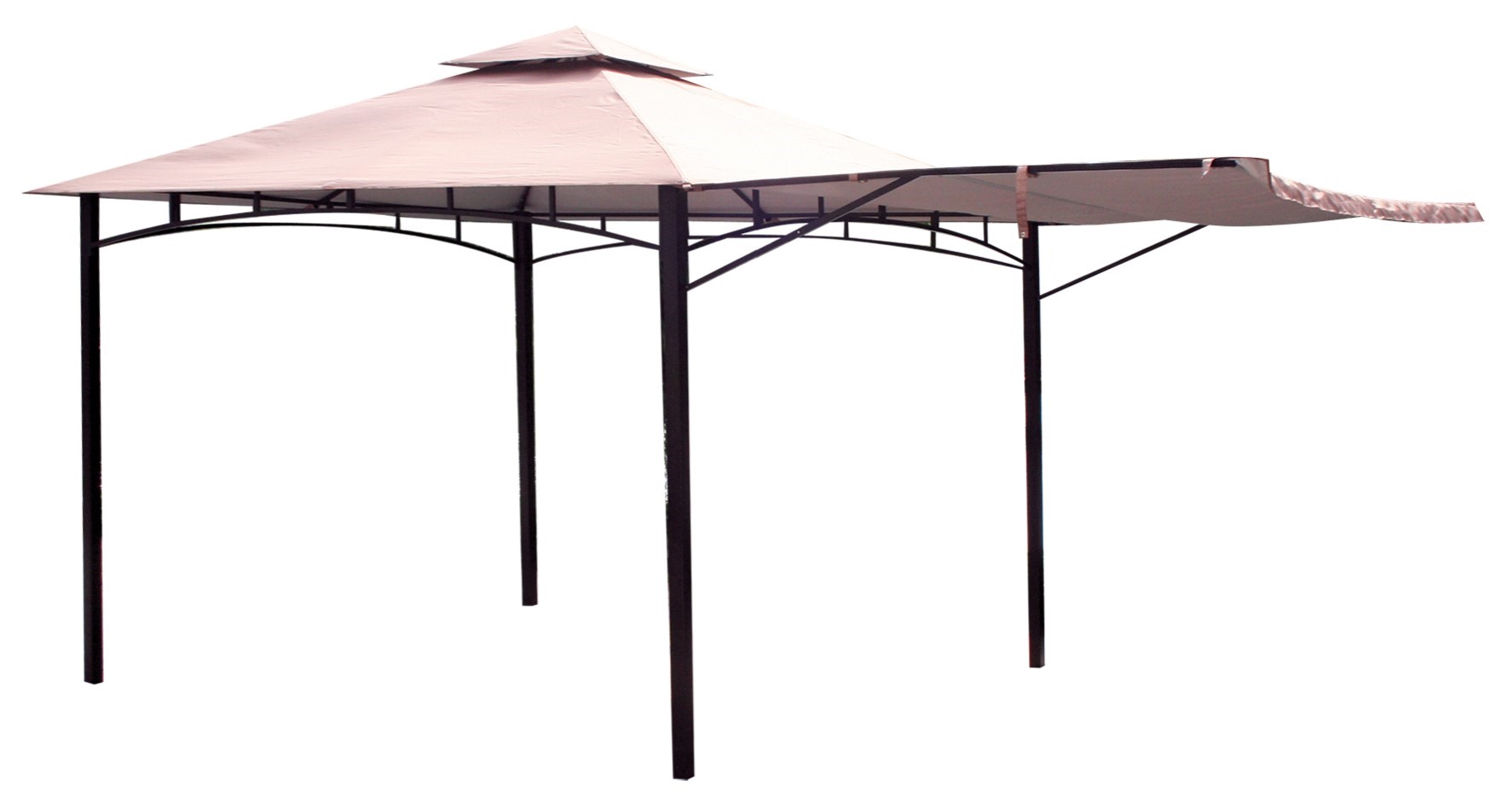 MOON METAL GAZEBO 3X3M WITH AWNING