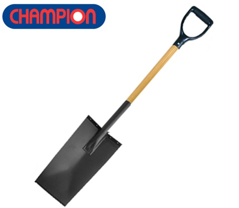 CHAMPION SPADE 180x90mm WOODEN HANDLE