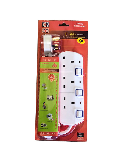 CK PLUG EXT. 3 WAY 2 MTR