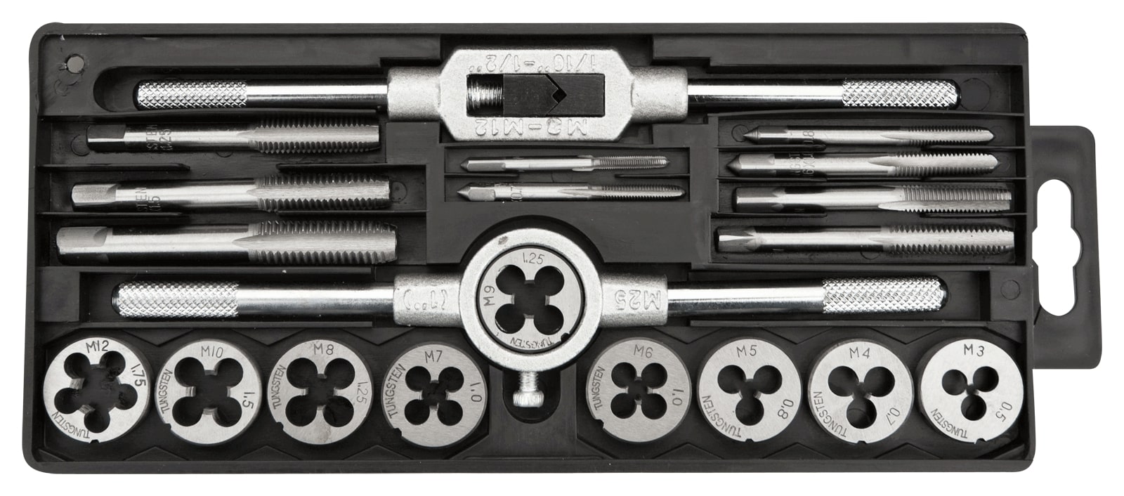 TOPEX 20PCS TAP&DIE SET M3-M12