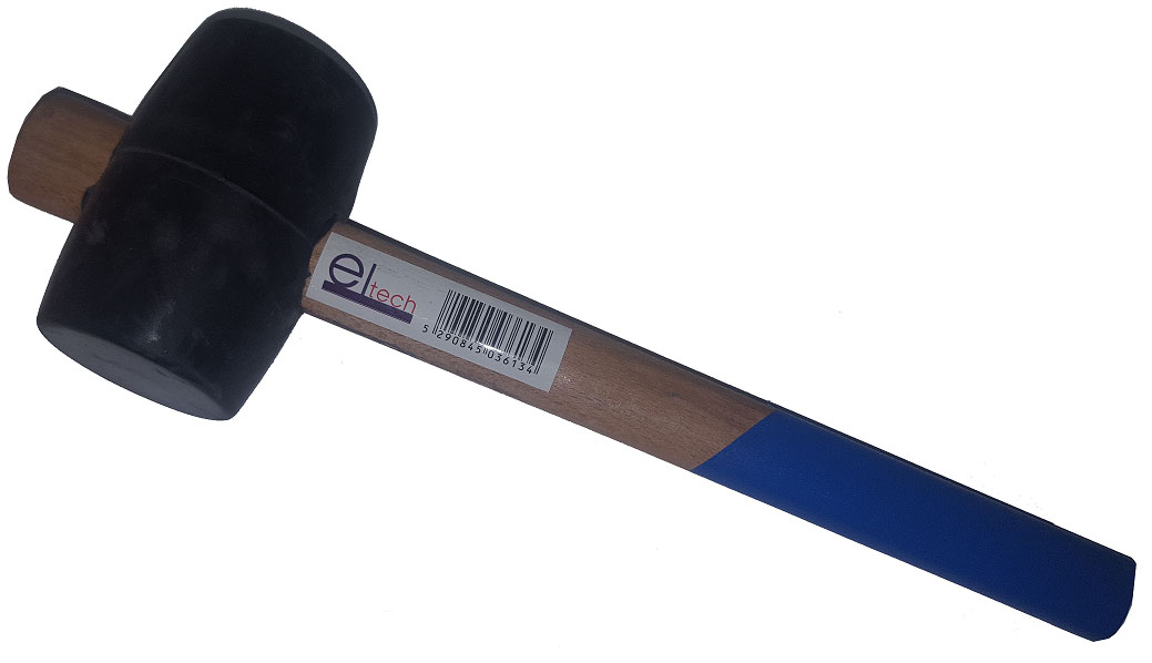 ELTECH BLACK RUBBER MALLET 160Z