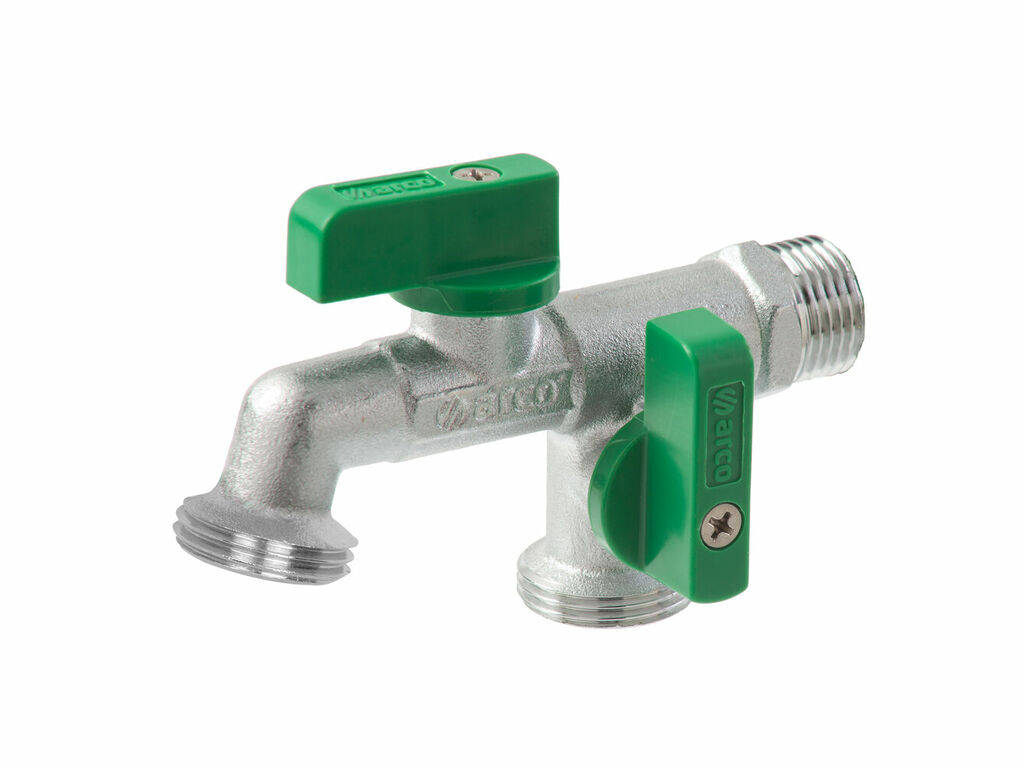 ARCO DOUBLE GARDEN TAP NANO MAC 1/2M - 3/4M x 3/4M-15