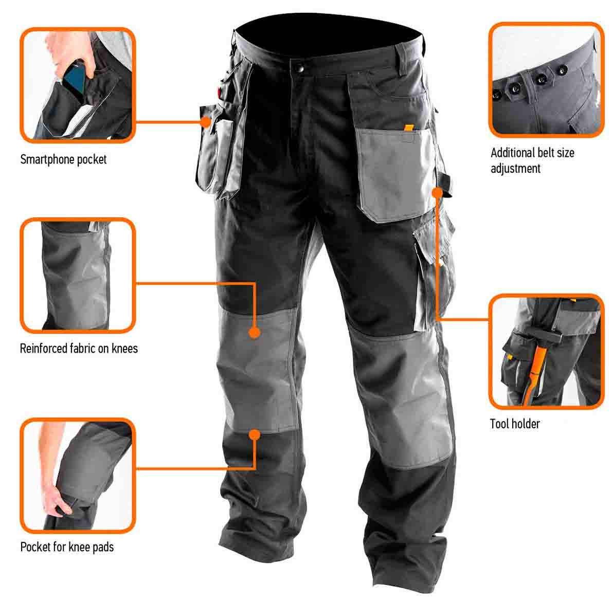 NEO WORKE.WORKI TROUSERS L