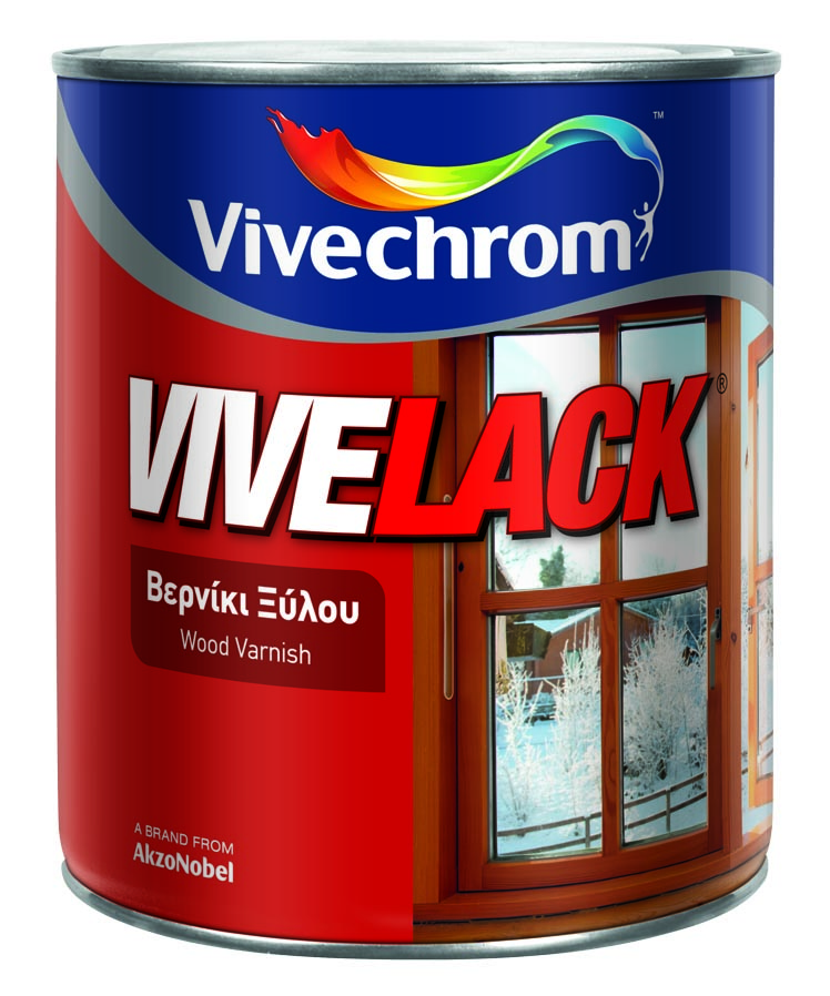 VIVECHROM CLEAR GLOSS VIVELACK ΔΙΑΚΟΣΜΗΤΙΚΟ ΚΑΙ ΠΡΟΣΤΑΤΕΥΤΙΚΟ ΒΕΡΝΙΚΙ ΞΥΛΟΥ 750ML