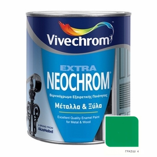 VIVECHROM GREEN SWARD 4 NEOCHROM EXTRA GLOSSY VARNISH PAINT 375ML