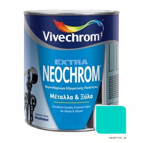 VIVECHROM GREENSTONE 38 NEOCHROM EXTRA ΓΥΑΛΙΣΤΕΡΟ ΒΕΡΝΙΚΟΧΡΩΜΑ 750ML