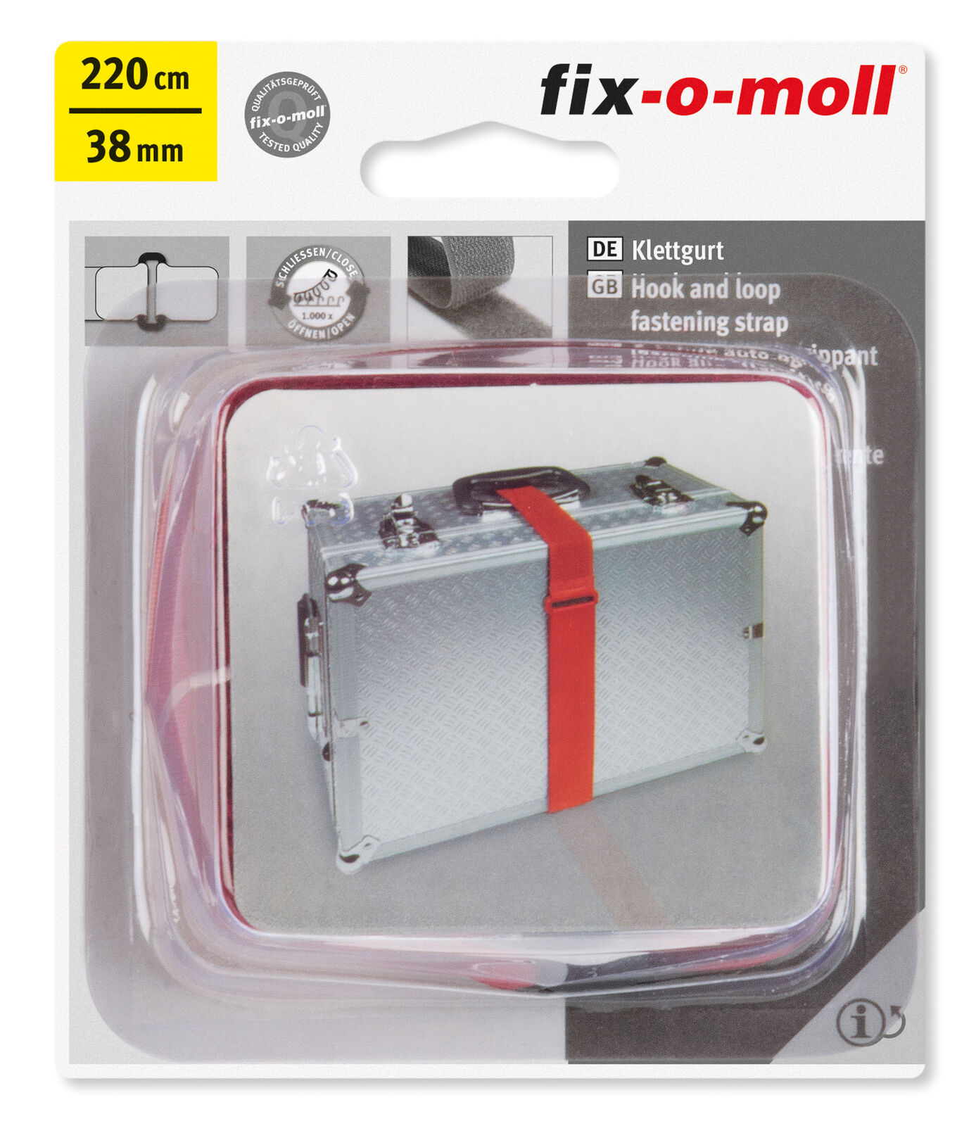 FIX-O-MOLL HANGING STRAP 220CMX38MM