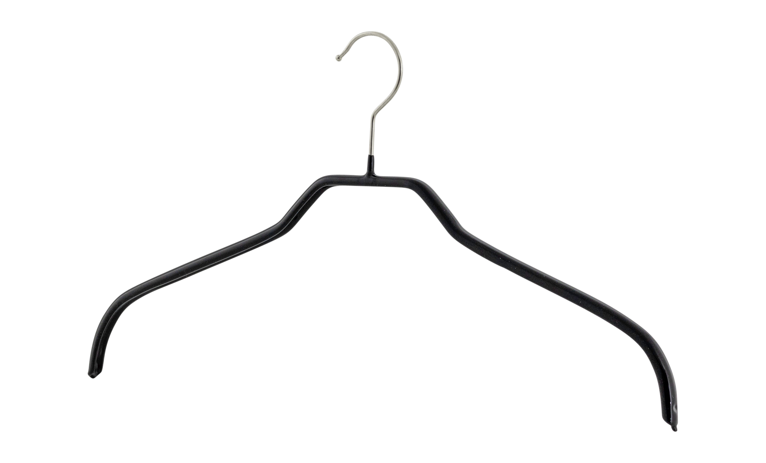 MAWA CLOTHES HANGER SILHOUETTE BLACK 2PCS