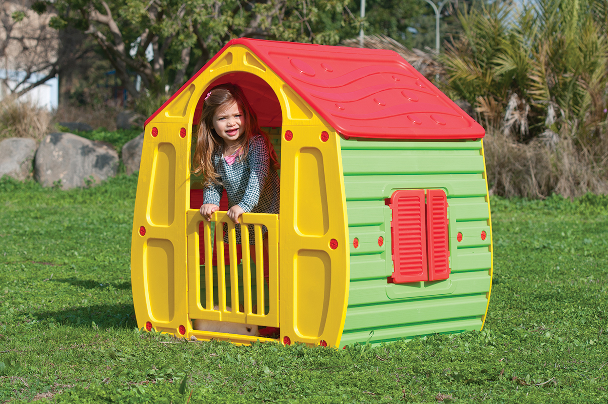 STARPLAST MAGICA HOUSE GREEN/ YELLOW/ RED