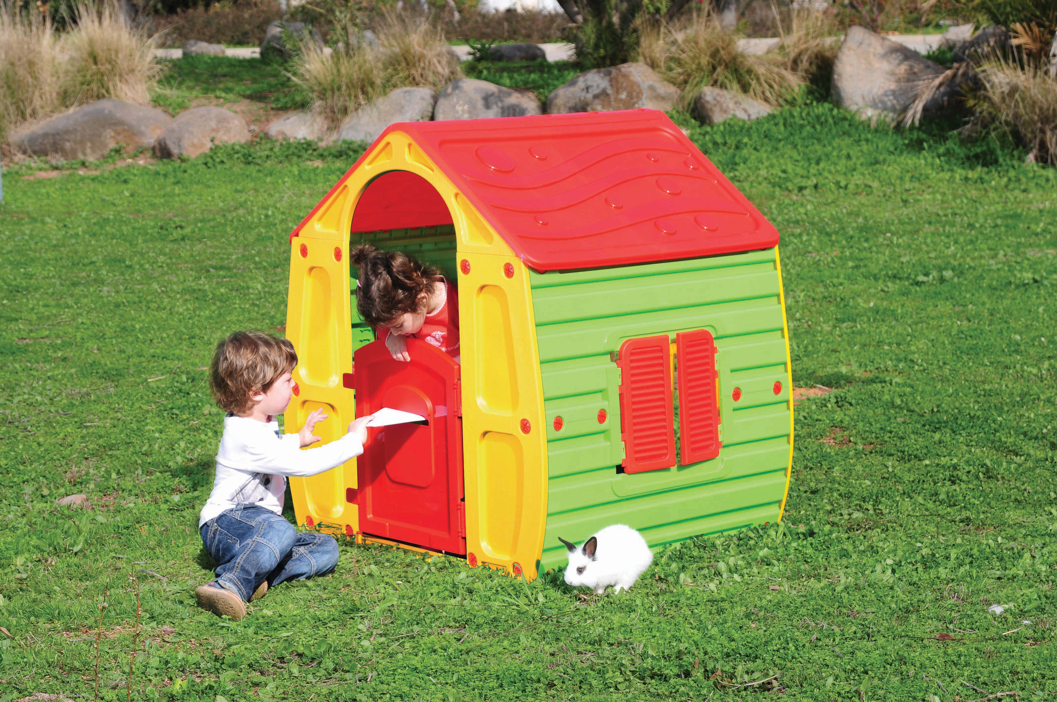 STARPLAST MAGICA HOUSE GREEN/ YELLOW/ RED