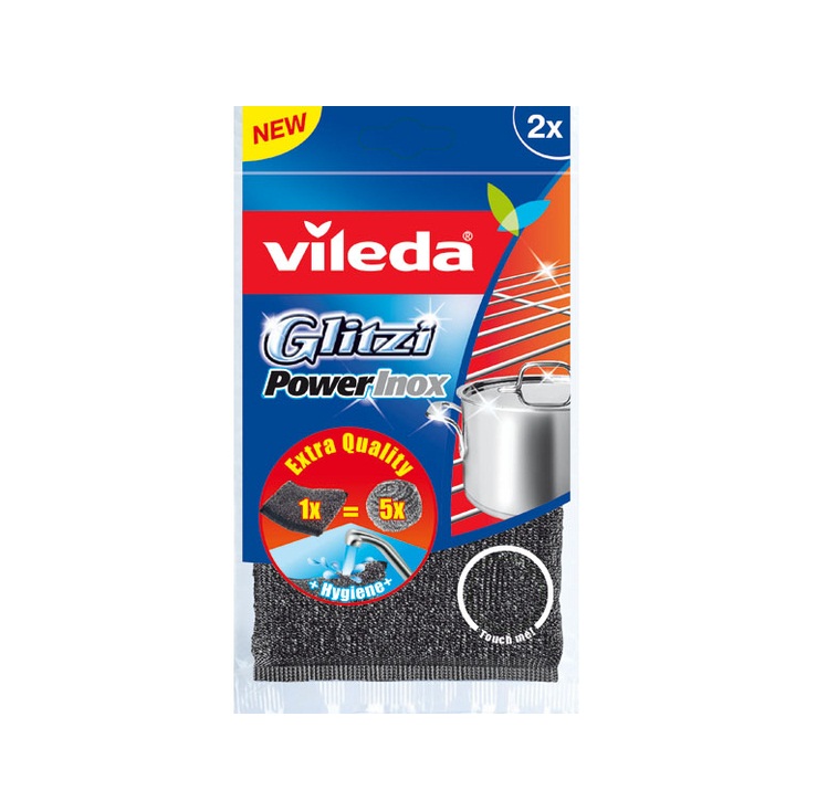 VILEDA GLITZI POWER INOX 2PCS