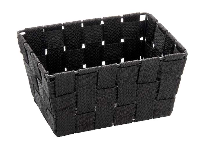 WENKO  BASKET MINI LONG BLACK ADR