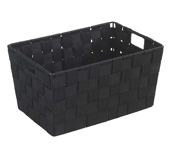 WENKO BASKET SMALL BLACK ADRIA