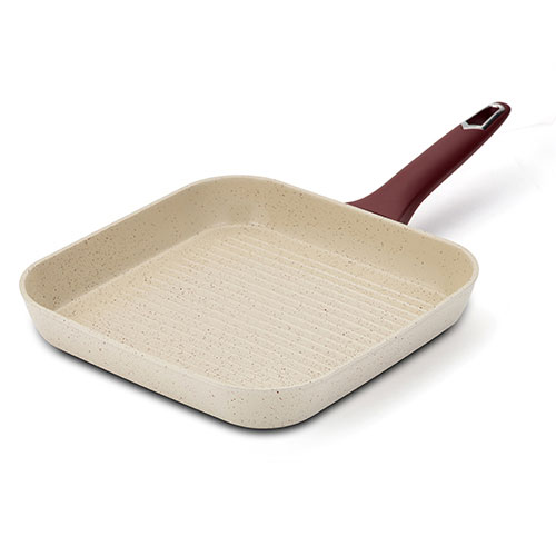 NAVA TERRESTRIAL GRILL PAN WITH CERAMIC NON-STICK COATING 27CM