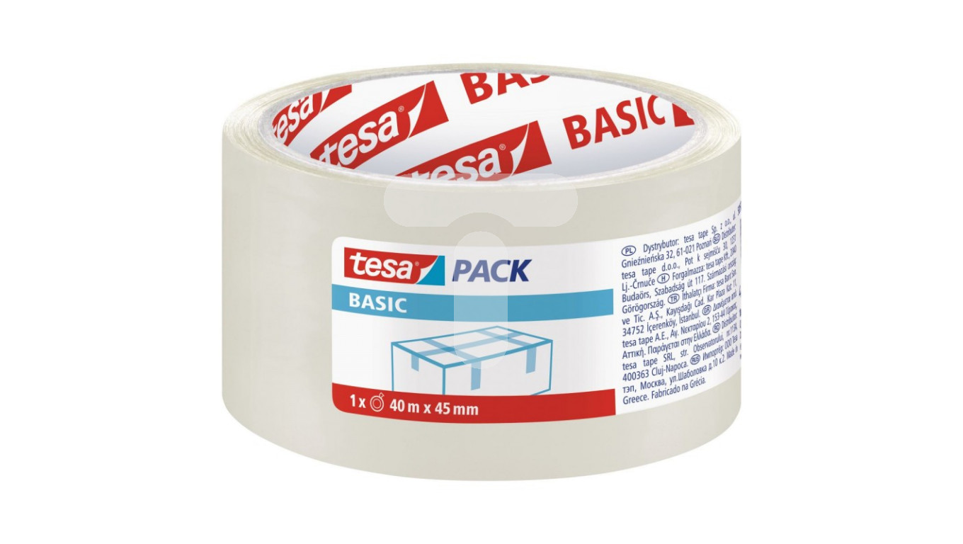 TESA SEALING TRANSPARENT 45MM X 40M