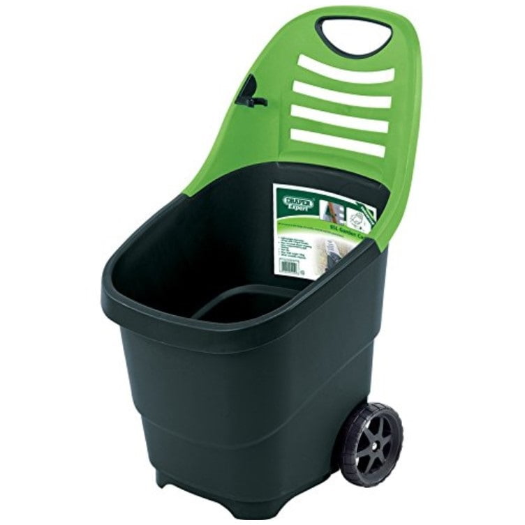 GARDEN TROLLEY 65L BLACK/GREEN