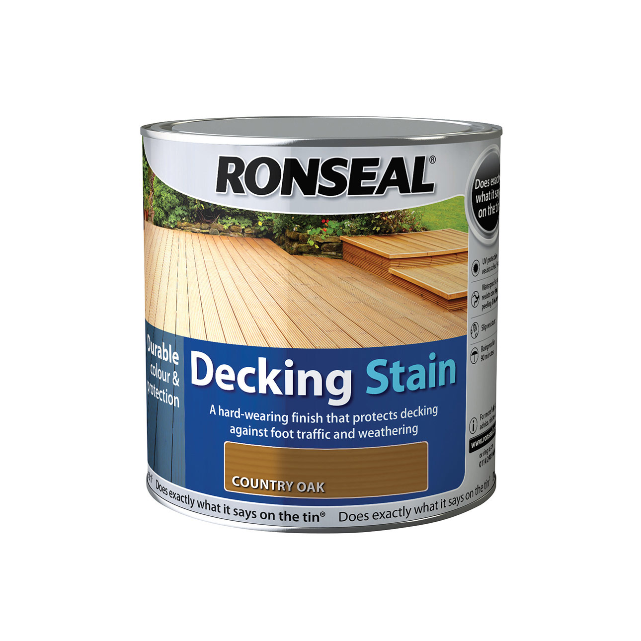 RONSEAL® ΛΑΔΙ ΚΑΤΑΣΤΡΩΜΑΤΟΣ ΧΡΥΣΟΣ ΚΕΔΡΟΣ 2.5L