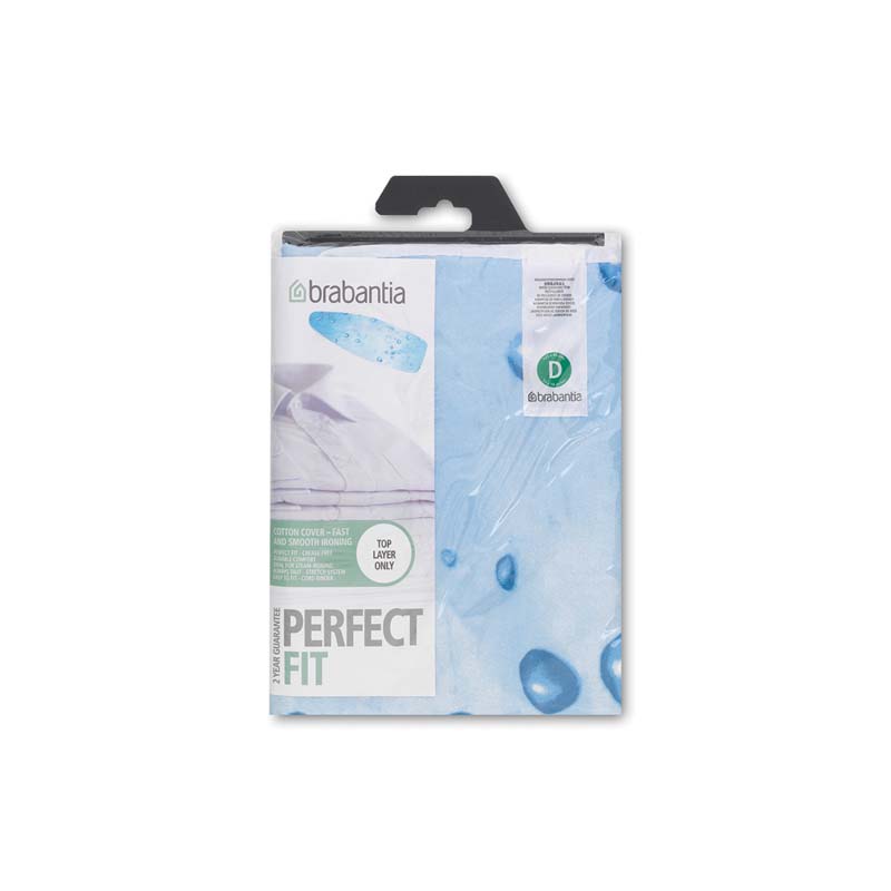 BRABANTIA IRONING BOARD COVER D, 135X45 CM, 2MM FOAM - NEUTRAL MIXED