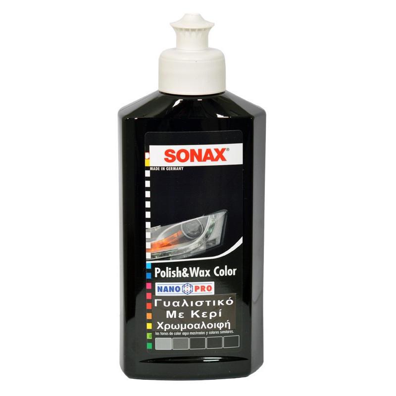 SONAX COLOUR & WAX BLACK 250ML