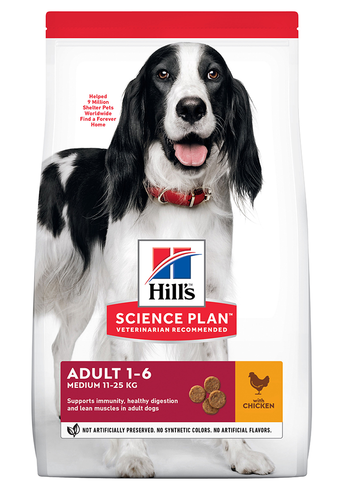 HILLS SCIENCE PLAN CANINE MEDIUM DOG ADULT CHICKEN 2.5KG