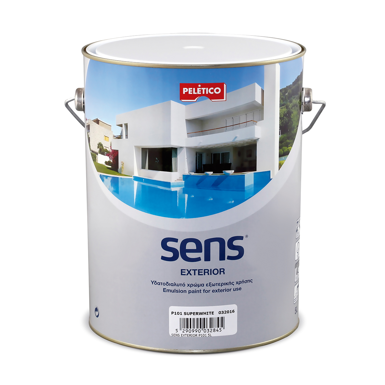 SENS EXTERIOR ΣΟΥΠΕΡ ΛΕΥΚΟ P101 5L