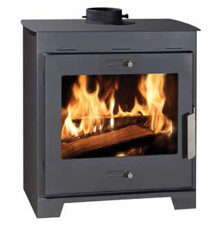 SYRIOS WOOD STOVE CAST STEEL 65X40X75CM