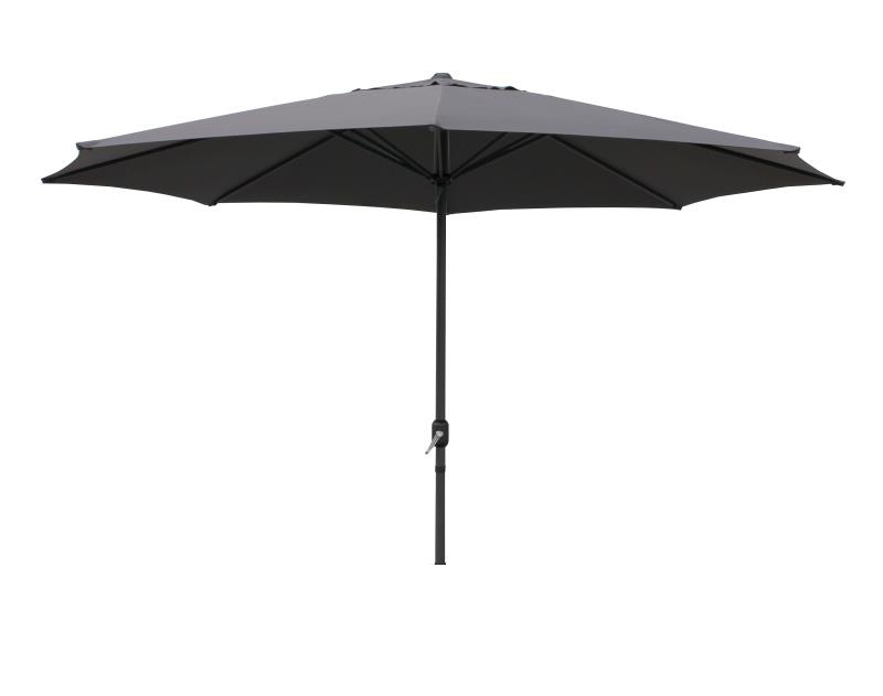 MARKET ALUMINIUM UMBRELLA 4M GREY