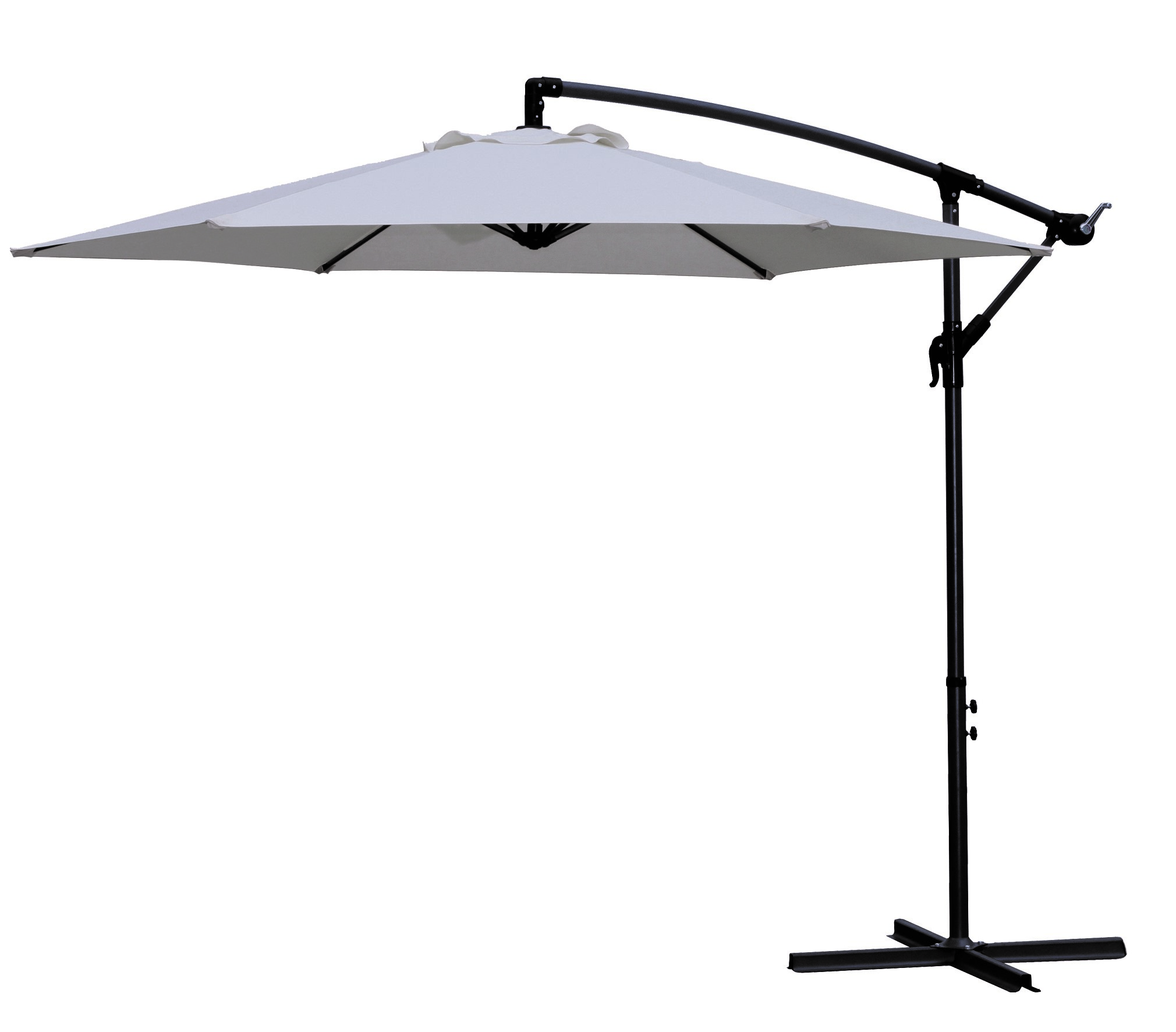 BANANA 3M ALUMΙNIUM UMBRELLA GREY