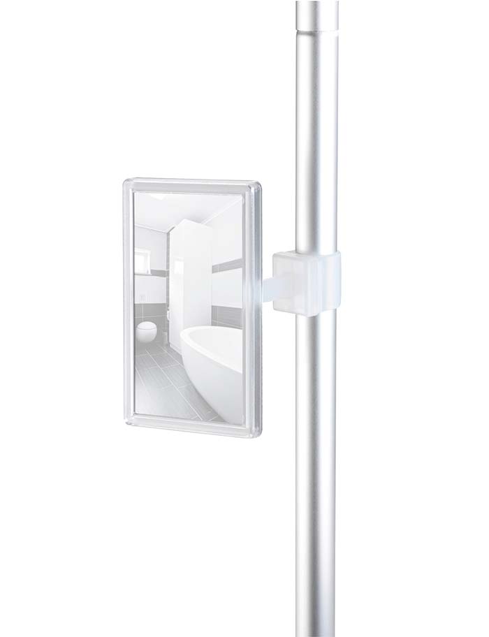 WENKO S/S TELESCOPIC SHOWER CORNER PREMIUM