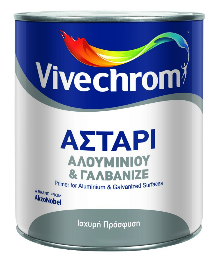 VIVECHROM ALUMINIUM & GALVANIZE SPECIAL PRIMER FOR NON FERROUS METALS 750ML