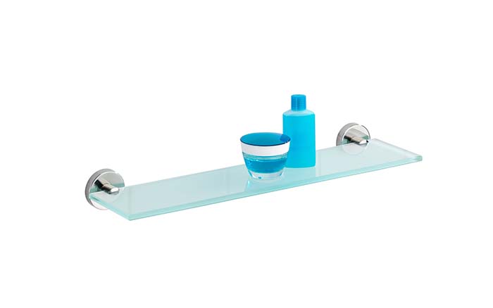 WENKO BOSIO GLASS SHELF 46.5X13.5X5.5CM