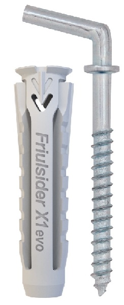 FRIULSIDER X1 PLUG&SHORT HOOK 6X30 10PCS