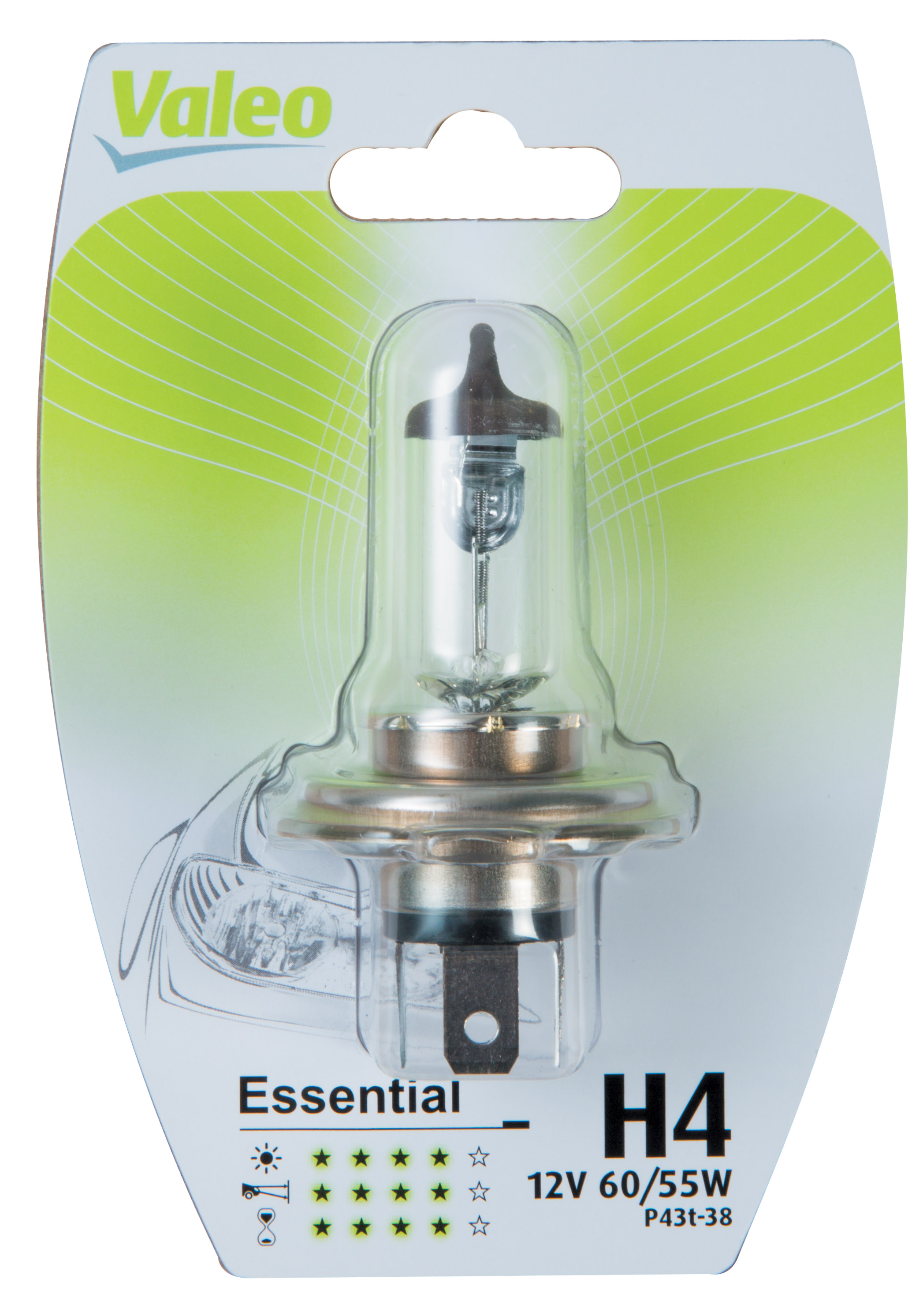 VALEO BULB H4 ESSENTIAL 12V