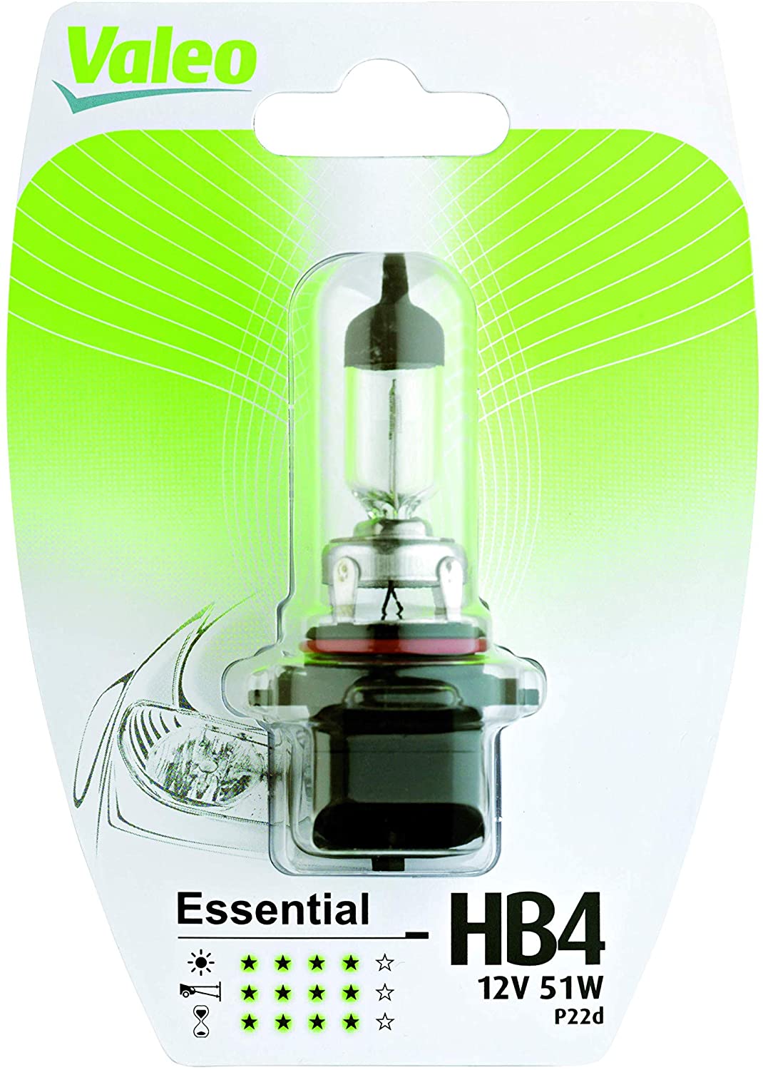 VALEO BULB HB4 ESSENTIAL 12V