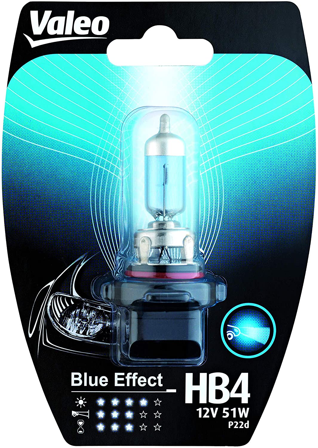 VALEO BULB HB4 BLUE EFFECT 12V