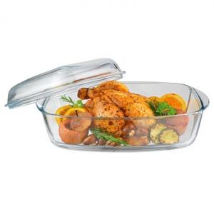 PYREX 466A000 ESSENTIALS GLASS RECTANGULAR CASSEROLE 4,3L + 2,2L