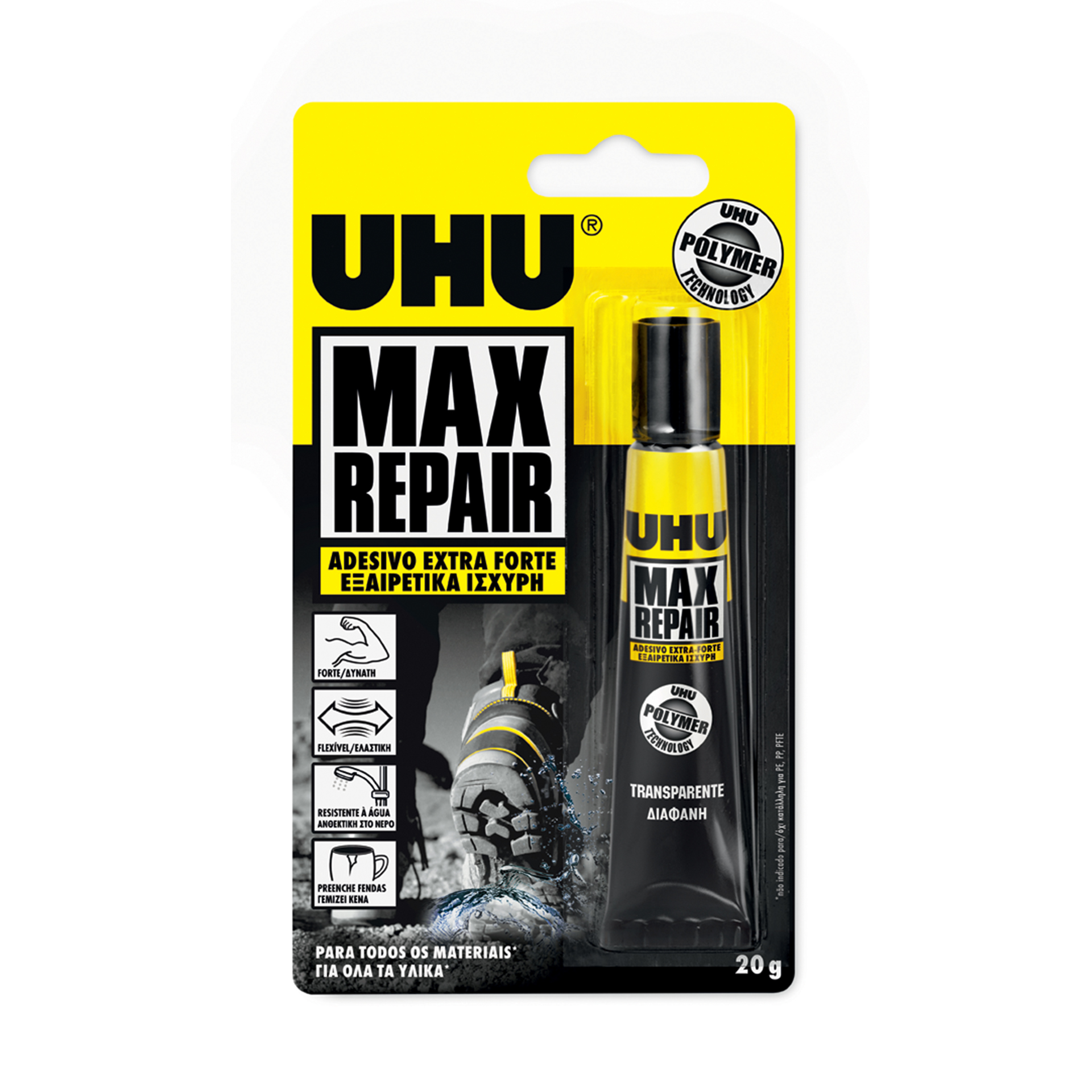 UHU MAX REPAIR TRANSP.20G CARD