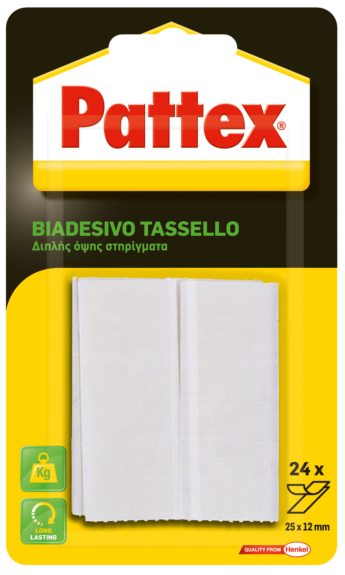 PATTEX DOUBLESIDED STIRIGMATA 24 PCS (25MM x 12MM)